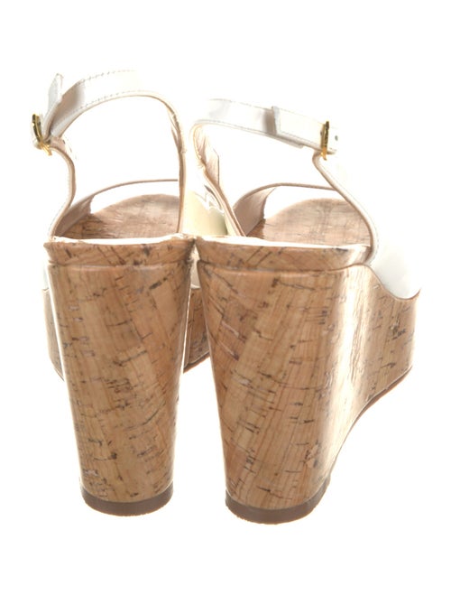 Stuart Weitzman Patent Leather Slingback Sandals