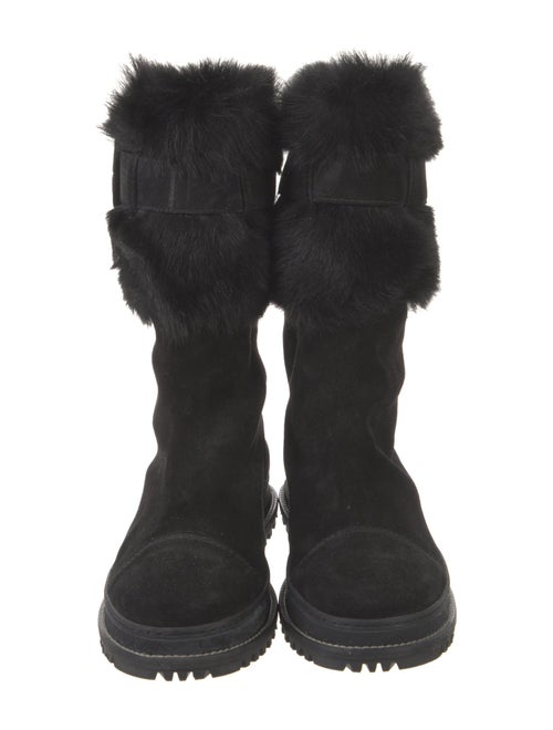 Stuart Weitzman Suede Lace-Up Boots