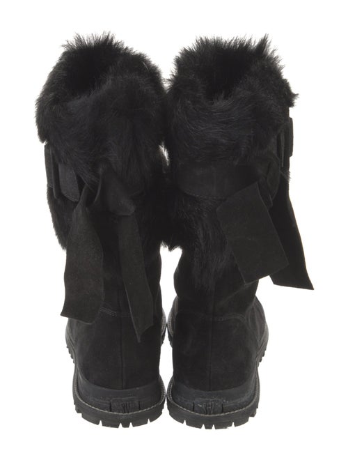 Stuart Weitzman Suede Lace-Up Boots