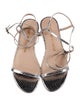 Stuart Weitzman Leather Animal Print Sandals
