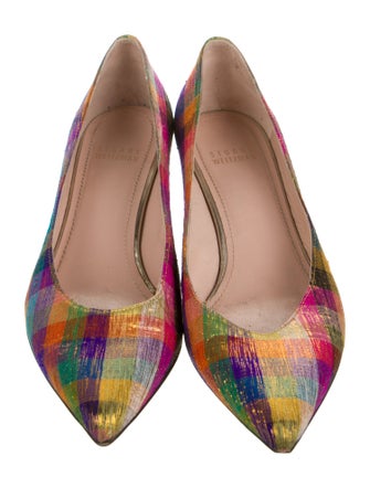 Stuart Weitzman Printed Slingback Pumps