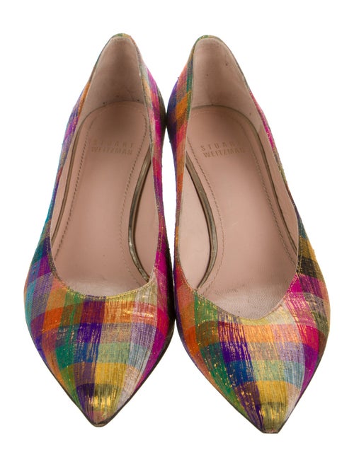 Stuart Weitzman Printed Slingback Pumps