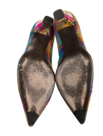 Stuart Weitzman Printed Slingback Pumps