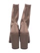 Stuart Weitzman Satin Sock Boots