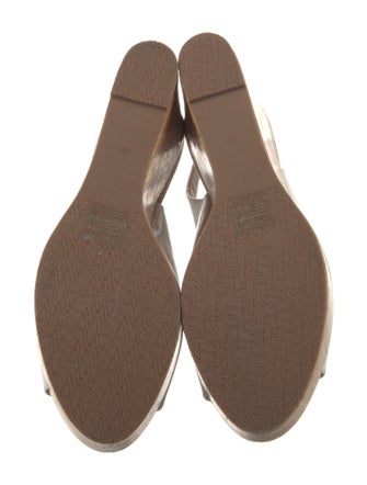 Stuart Weitzman Patent Leather Slingback Sandals