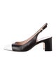 Stuart Weitzman Leather Slingback Pumps