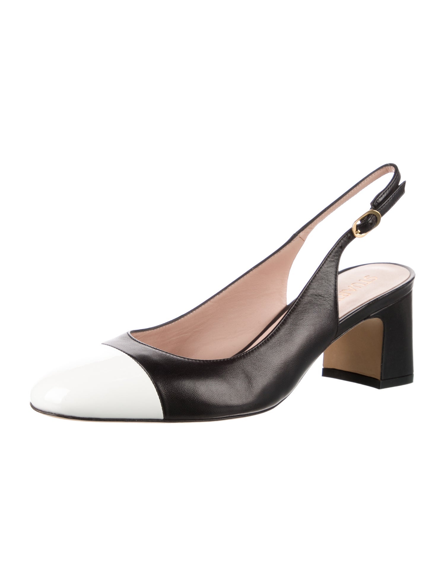 Stuart Weitzman Leather Slingback Pumps