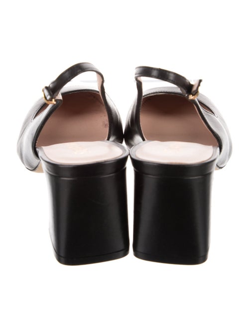 Stuart Weitzman Leather Slingback Pumps