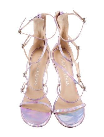 Stuart Weitzman Patent Leather Sandals