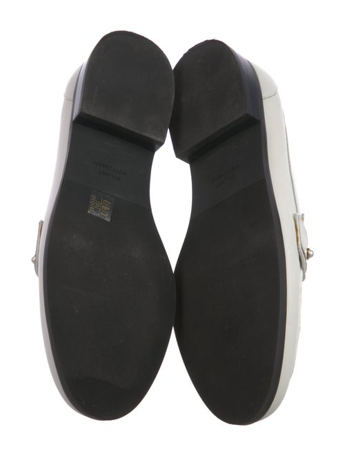 Stuart Weitzman Leather Studded Accents Loafers
