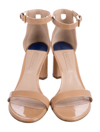 Stuart Weitzman Patent Leather Sandals