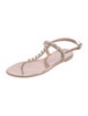 Stuart Weitzman Rubber T-Strap Sandals