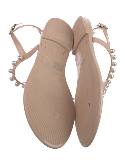 Stuart Weitzman Rubber T-Strap Sandals