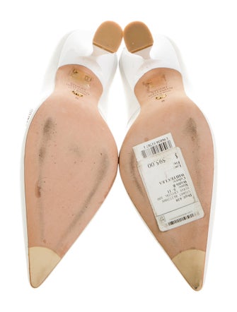 Stuart Weitzman Leather Crystal Embellishments Mules