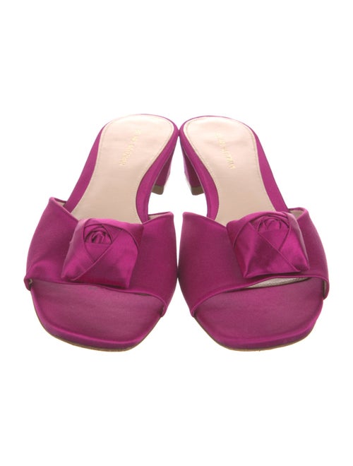 Stuart Weitzman Satin Slides