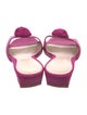 Stuart Weitzman Satin Slides