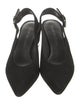 Stuart Weitzman Suede Slingback Pumps