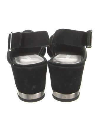 Stuart Weitzman Suede Slingback Pumps