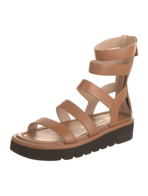 Stuart Weitzman Leather Gladiator Sandals