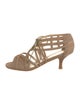 Stuart Weitzman Suede Gladiator Sandals
