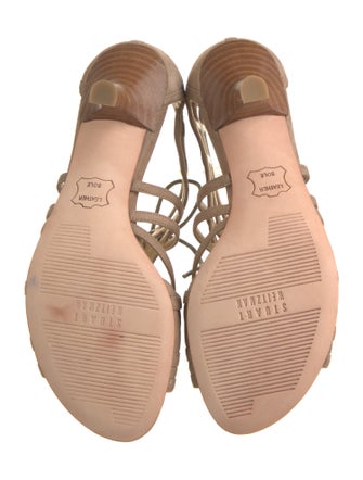 Stuart Weitzman Suede Gladiator Sandals