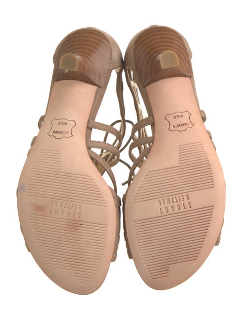 Stuart Weitzman Suede Gladiator Sandals