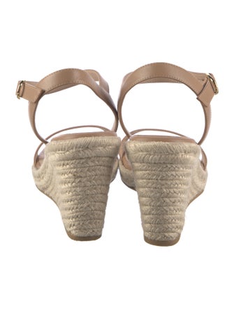 Stuart Weitzman Leather Espadrilles