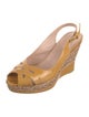 Stuart Weitzman Patent Leather Espadrilles