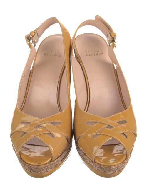 Stuart Weitzman Patent Leather Espadrilles
