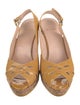 Stuart Weitzman Patent Leather Espadrilles