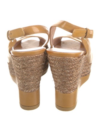 Stuart Weitzman Patent Leather Espadrilles