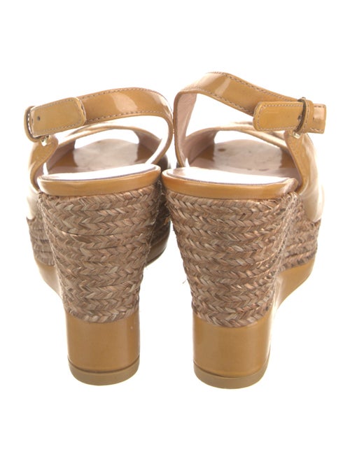 Stuart Weitzman Patent Leather Espadrilles