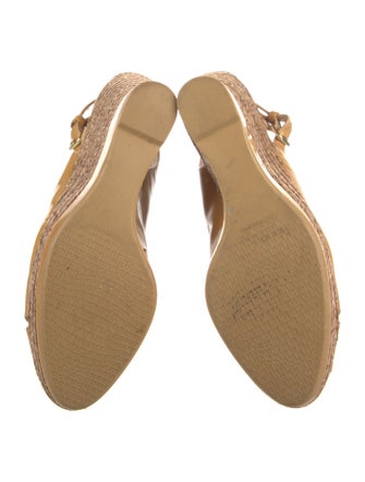 Stuart Weitzman Patent Leather Espadrilles