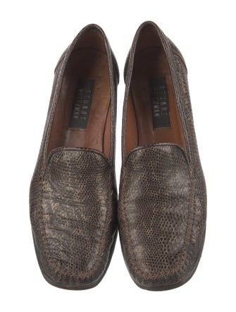 Stuart Weitzman Leather Animal Print Pumps