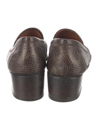 Stuart Weitzman Leather Animal Print Pumps