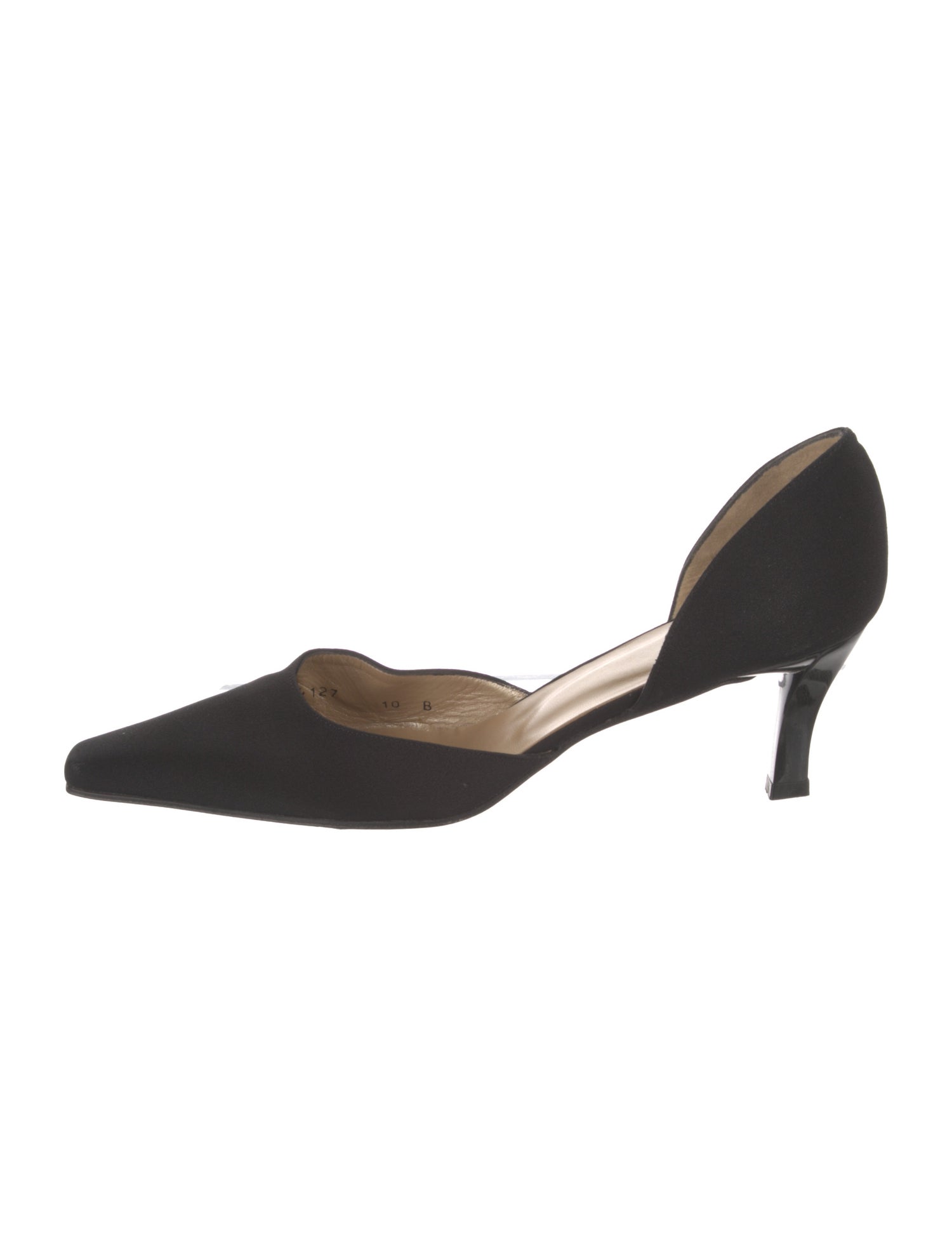 Stuart Weitzman Suede D'Orsay Pumps