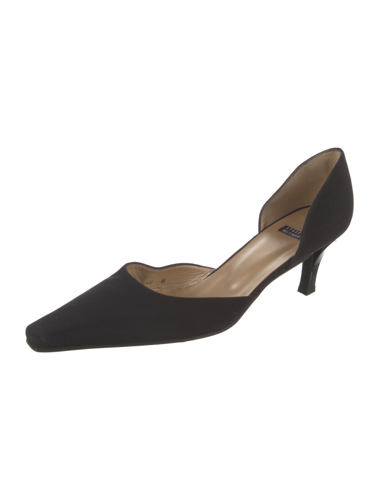 Stuart Weitzman Suede D'Orsay Pumps