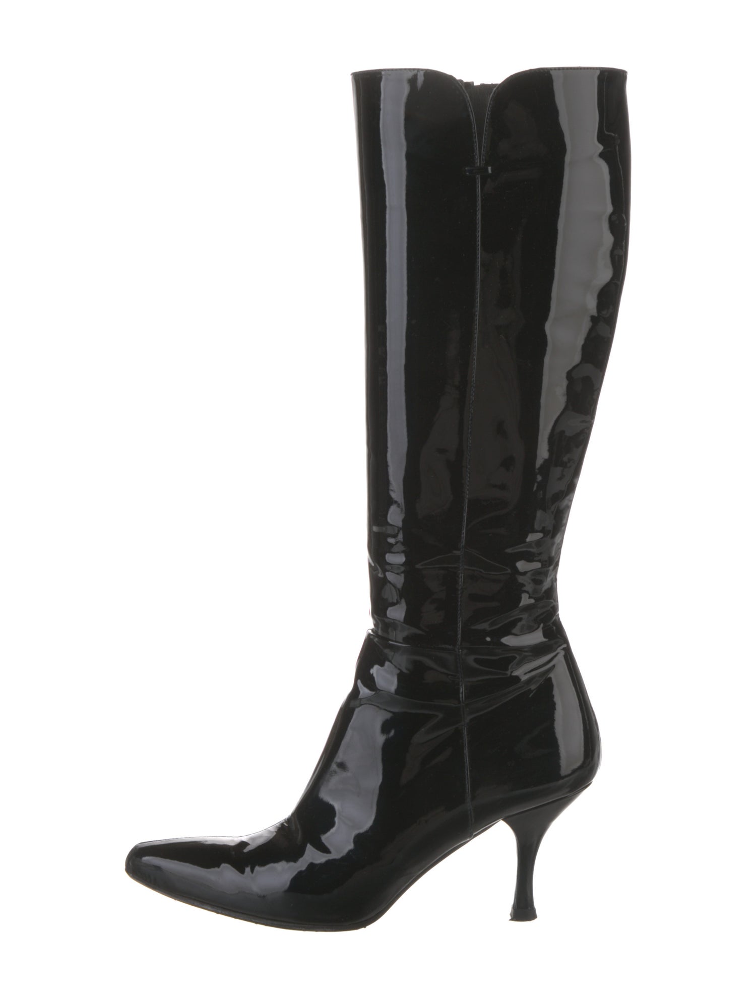 Stuart Weitzman Patent Leather Boots