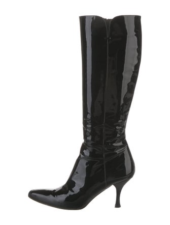 Stuart Weitzman Patent Leather Boots