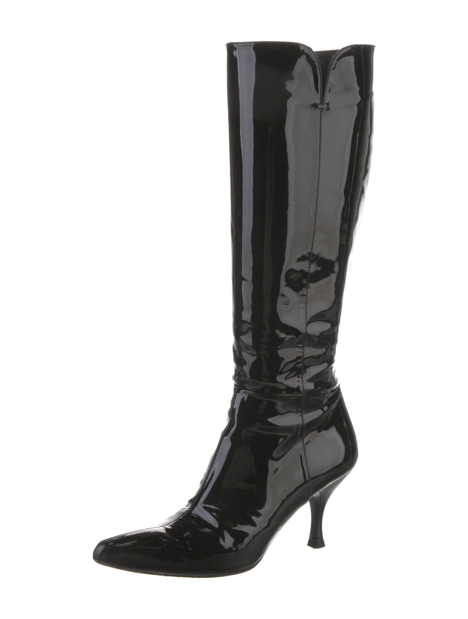 Stuart Weitzman Patent Leather Boots