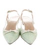 Stuart Weitzman Bow Accents Slingback Flats