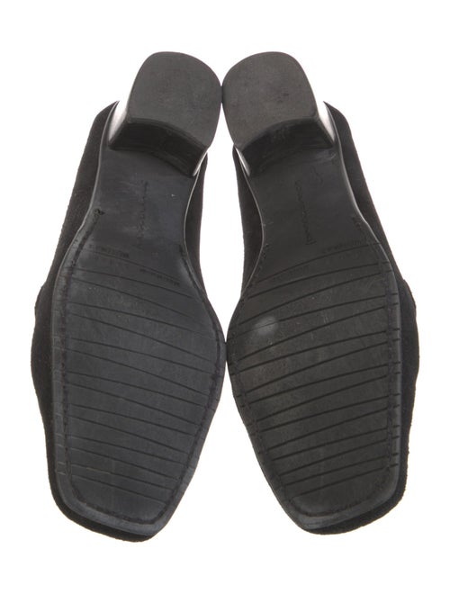 Stuart Weitzman Suede Chain-Link Accents Pumps