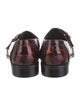 Stuart Weitzman Patent Leather Animal Print Loafers