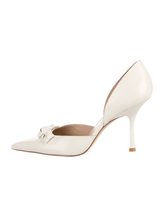 Stuart Weitzman Leather D'Orsay Pumps