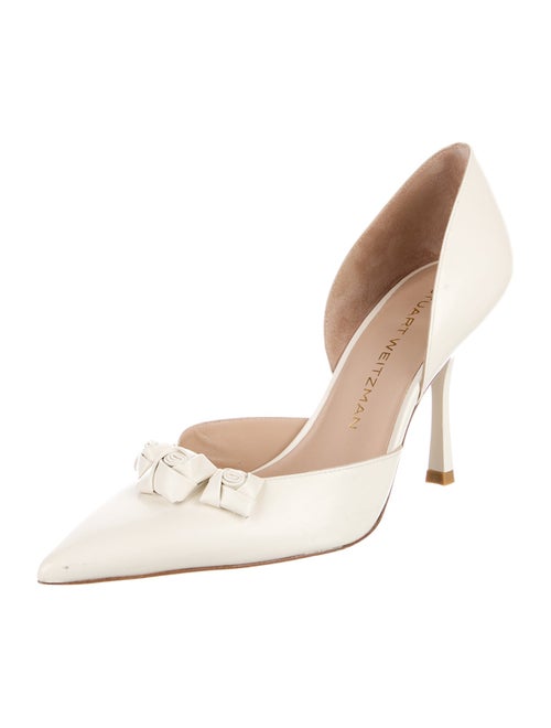 Stuart Weitzman Leather D'Orsay Pumps