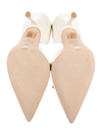 Stuart Weitzman Leather D'Orsay Pumps