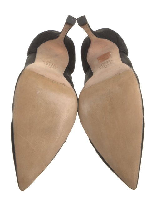 Stuart Weitzman Suede Mesh Accents Pumps