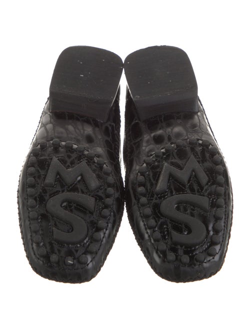 Stuart Weitzman Leather Animal Print Mules