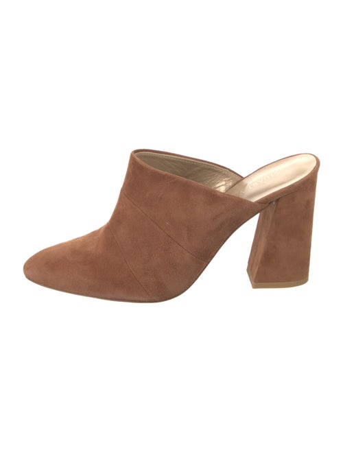 Stuart Weitzman Suede Mules