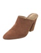 Stuart Weitzman Suede Mules